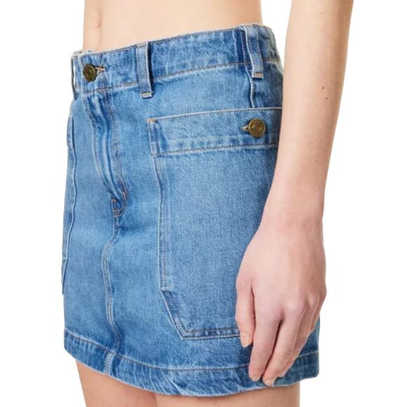 NWT - FRAME Sonata Jean Skirt - Size 26 - Picture 4 of 13